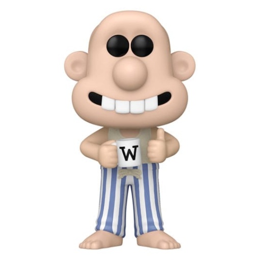 Wallace & Gromit POP! Animation Vinyl Figura Wallace In Pajamas 9 cm