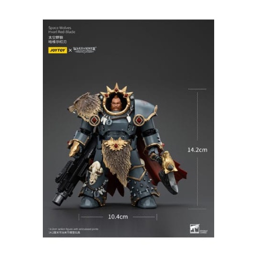 Warhammer The Horus Heresy Figura 1/18 Space Wolves Hvarl Red-Blade 14 cm