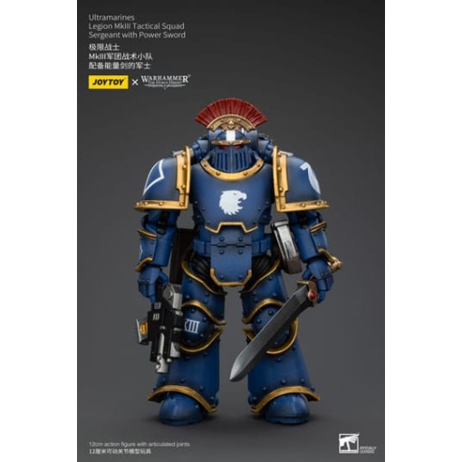 Warhammer The Horus Heresy Figura 1/18 Ultramarines Legion MKIII Tactical Squad Sergeant with Power Sword 20 cm