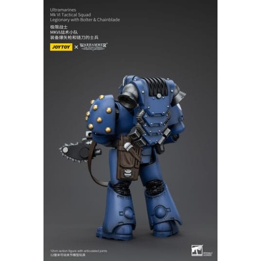 Warhammer The Horus Heresy Figura 1/18 Ultramarines MK VI Tactical Squad Legionary with Bolter& Chainblade 20 cm