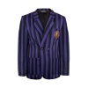 Wednesday Chaqueta Nevermore Academy Purple Striped Blazer