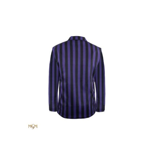 Wednesday Chaqueta Nevermore Academy Purple Striped Blazer