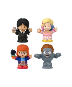 Wednesday Pack de 4 Minifiguras Fisher-Price Little People Collector 6 cm