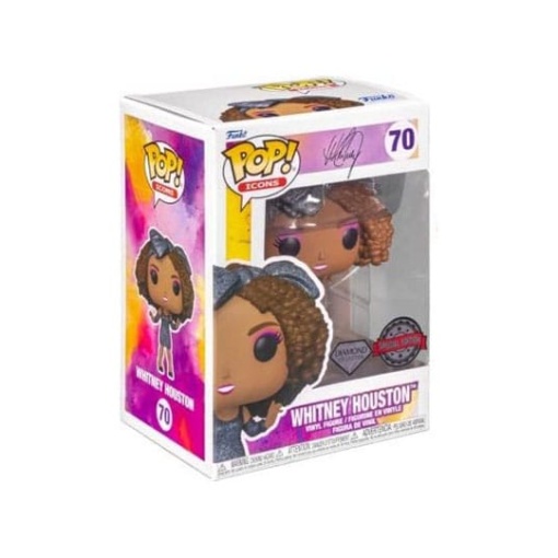 Whitney Houston Figura POP! Icons Vinyl Whitney Houston(HWIK)(DGLT) Exclusive 9 cm