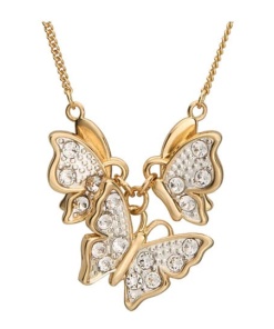 Wicked Réplica 1/1 Collar Glinda's Butterfly (metal dorado)