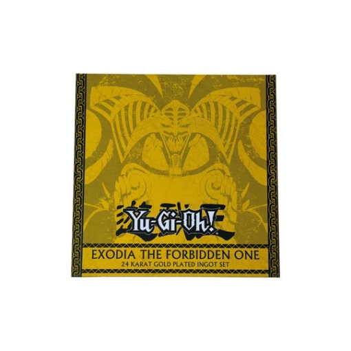 Yu-Gi-Oh! Lingotes Exodia the Forbidden One Limited Edition (bañado en oro) - Embalaje dañado