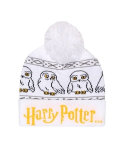 Harry Potter Gorro Pom-Pom Hedwig Snow